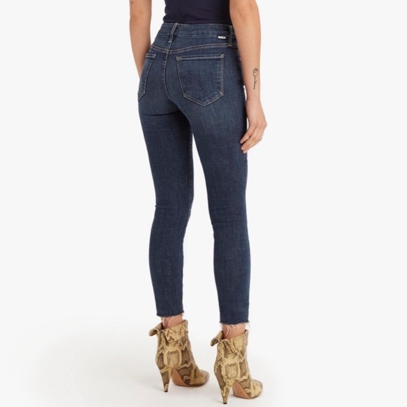 Mother Jeans The Looker Ankle Fray in All Work Paint Splatter Skinny - Picture 11 of 11